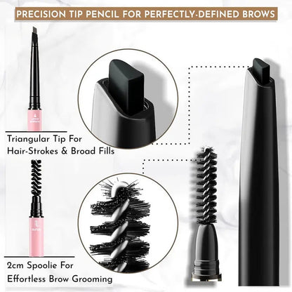 Dual-Sided Eyebrow Retractable Pencil