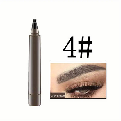 4 Split Tip Liquid Eyebrow Pen